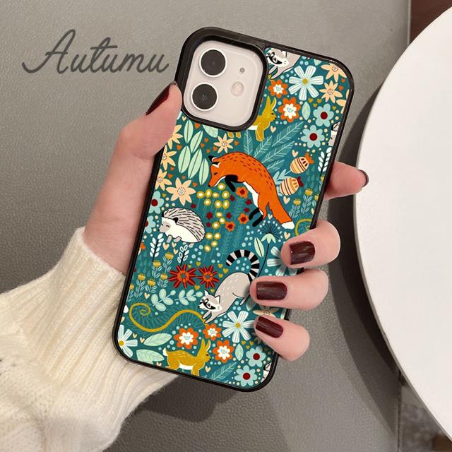 Wild Forest Animal Phone Case for iPhone 17 Air 15 16 16e 11 12 13 14 Pro Max Plus Cover Coque Fundas Shell