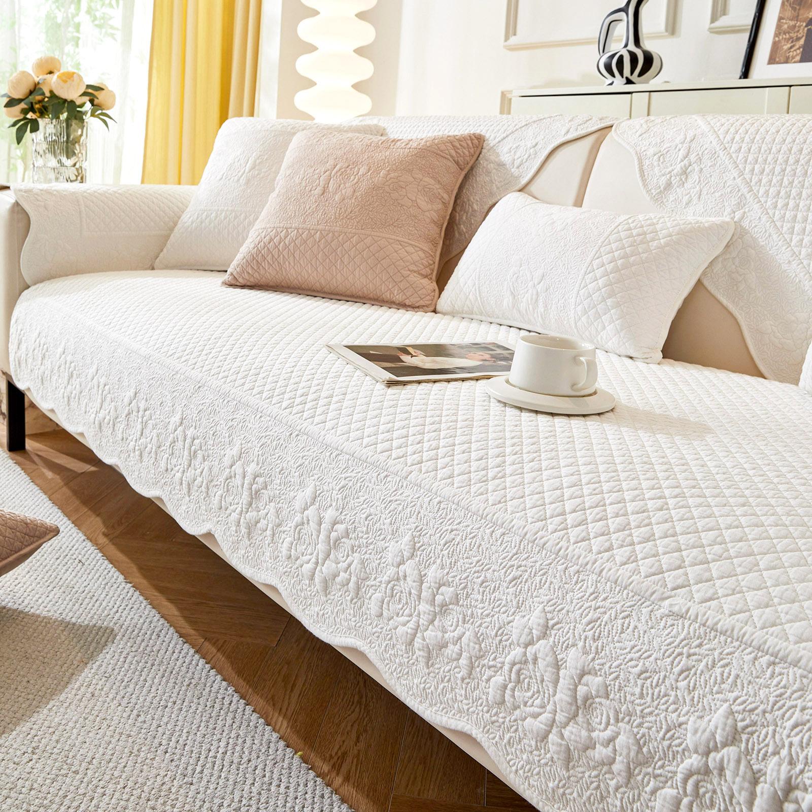 

Modern Simple Four-Season Universal Sofa Cushion, Beautiful Dust-Proof Fabric Sofa Cushion, New Sofa Cushion, Spot Fast Delivery 70*70cm