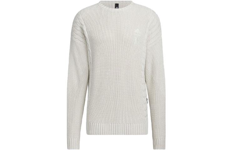 Adidas Knitwear Men s Track Gray Crew Neck Moderate Base Layer IP5001 XL