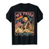Vintage Rainbow We Pride At Dawn Western Cowgirl LGBTQ Retro T-Shirt