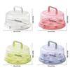 8 Inch Cake Carrier with Lid and Handle Cake Stand Round Cake Container Pie Carrier for Any 6-8 Inch Cake Storing