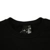 adidas Originals Cartoon Print Round Neck Pullover Sweatshirt, Unisex Daily Casual Tops Black IB2777
