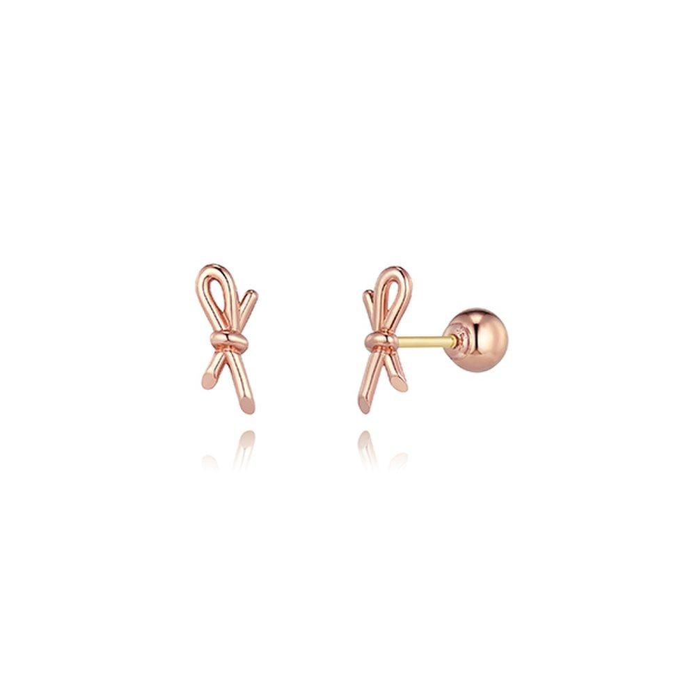 [Stonehenge] Love Knot 14K Piercing T1781 (Single)