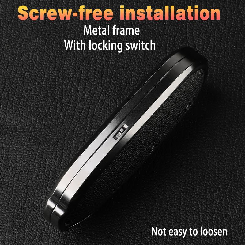 For Lixiang L9 L7 L8 L6 Key Fob Cover Leather Car Case Aluminum Buckle Alloy Keychain Accessories G4B7 Li Auto Inc
