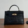 Kazilan 21cm Kelli Crocodile Pattern Handbag Bag Women's Fashion Versatile Mini Shoulder Messenger Women's Bag