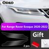 2Pcs Car Covers Headlight Protective Film For Land Rover Discovery 5 4 Sport Range Rover Evoque Velar Sticker Accessories