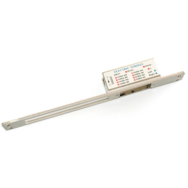 Industrial Strength Stainless Steel Long Type 12VDC Electric Strike Door Lock Fail Safe Security Feature Electronic Strike
