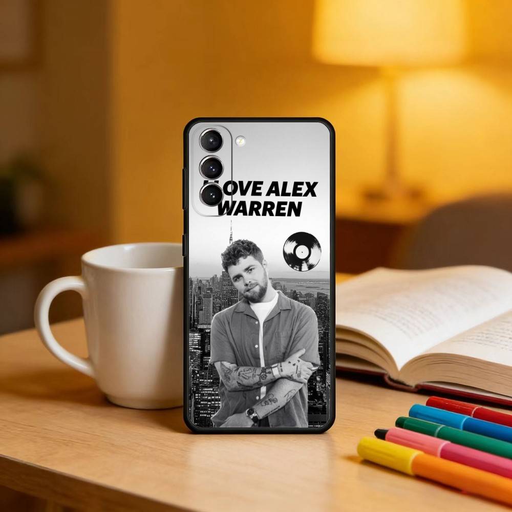 Singer A-Alex W-Warren Phone Case For Samsung S25,24,23,22,30,21,10,9,Ultra,Plus,Lite,FE,4,5 G Soft Black Case