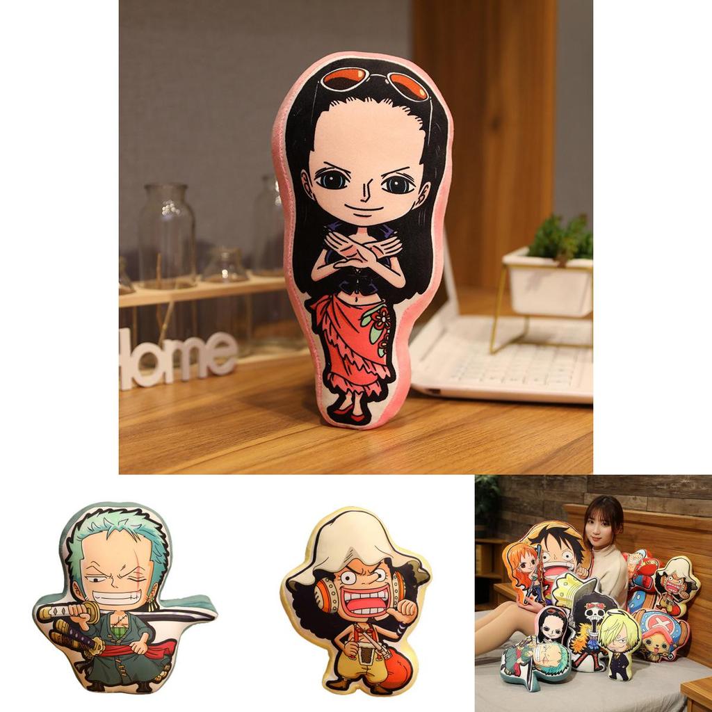 Creative One Piece Plush Pillow Cartoon Luffy Zoro Chopper Cushion Kids Festival Gift Characters)