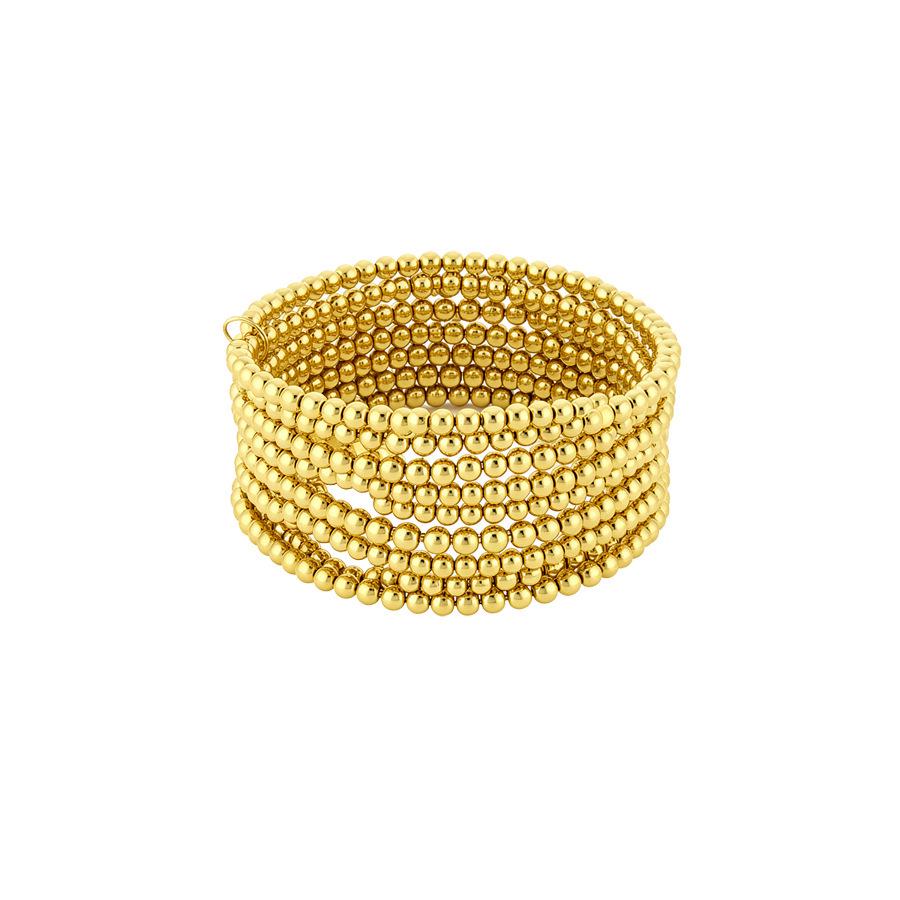 Elegantes mehrschichtiges geometrisches Armband: Luxuriöser, Personalisierter Design- und Kühner Grenzüberschreitender Statement-Schmuck