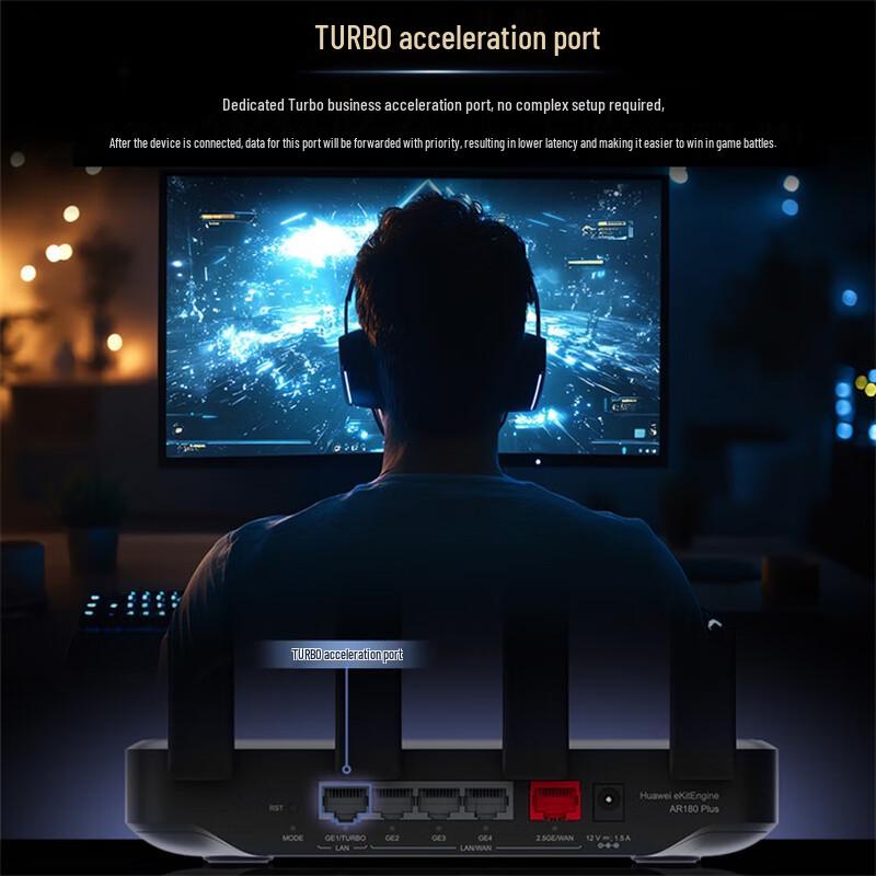Huawei KunLing AR180 Series WiFi 7 Enterprise Router Switch (CN Version)
