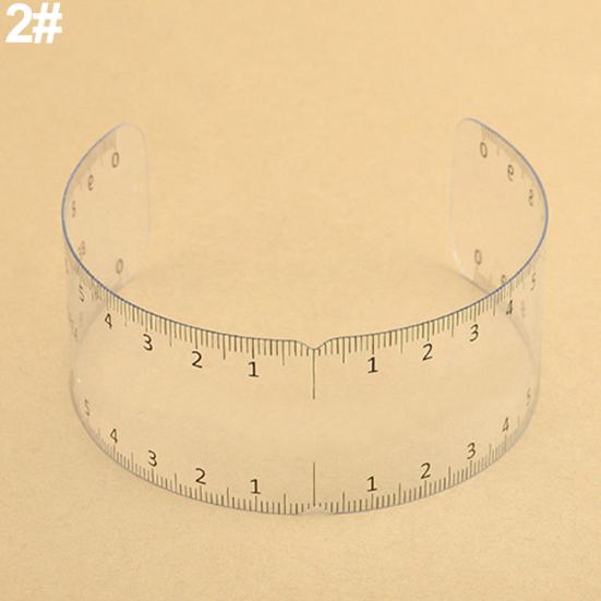 Reusable Eyebrow Stencil Makeup Microblading Measure Symmetrical Tattoo Ruler