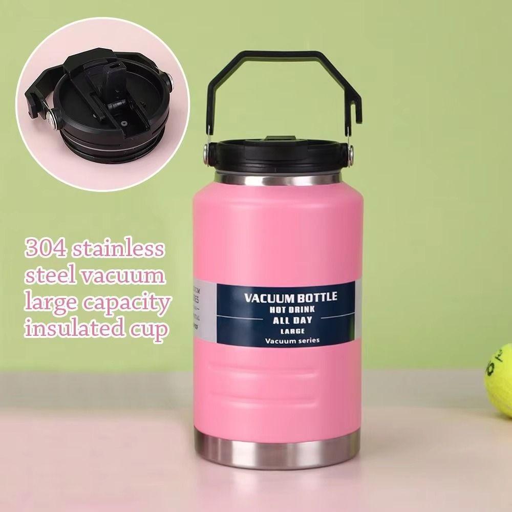 Portable Thermal Water Bottle Large Capacity Outdoor Insulated Mug Reusable Drinks Bottle  Outdoor