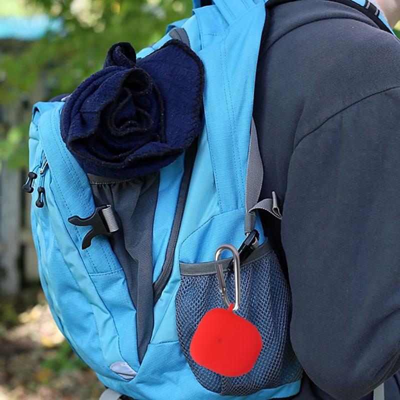 Staubdichte Schutzhülle für Ohrhörer-Tasche Sturzsichere Abdeckung Hochelastische Aufbewahrungsbox Headset Schlüsselanhänger Tasche
