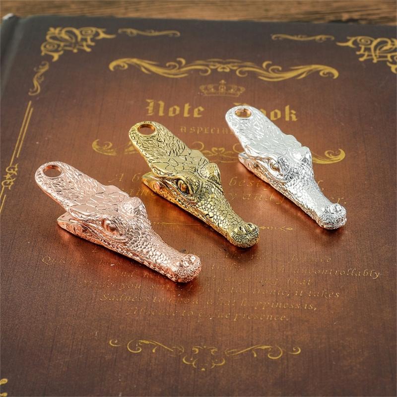 Elegant Alligator Clip Bookmarks Office Tool For Notebooks Documents Present  Metal Book Marks Book Clip