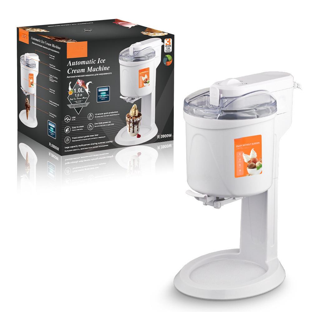 Household Small Automatic Stirring Ice Cream Machine 1L Large Capacity Desktop Homemade Yogurt Maker