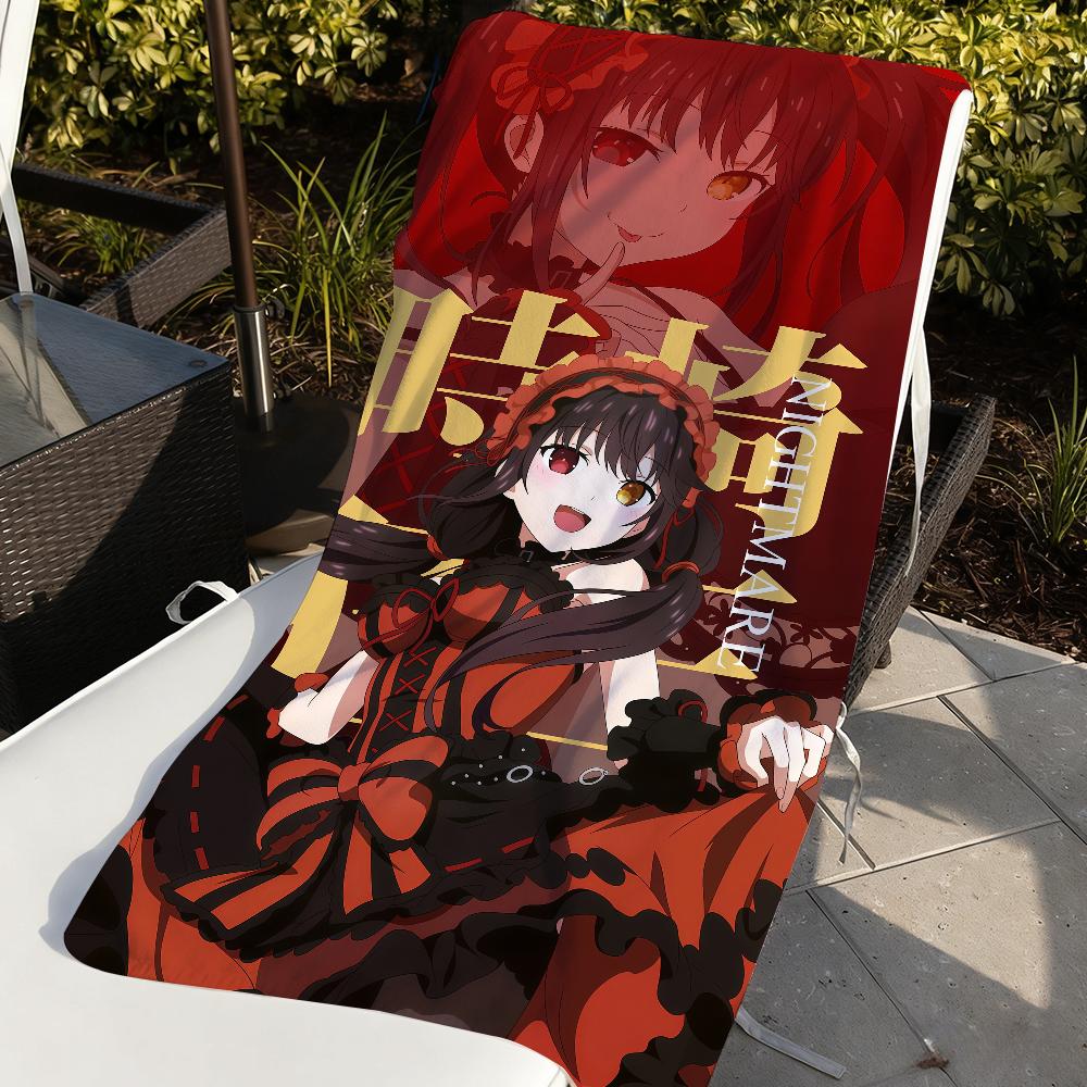 Anime T-Tokisaki Kurumi-S Towel Sports Quick Dry Travel Camping Gear Sandproof Soft Light Large Beach Towel