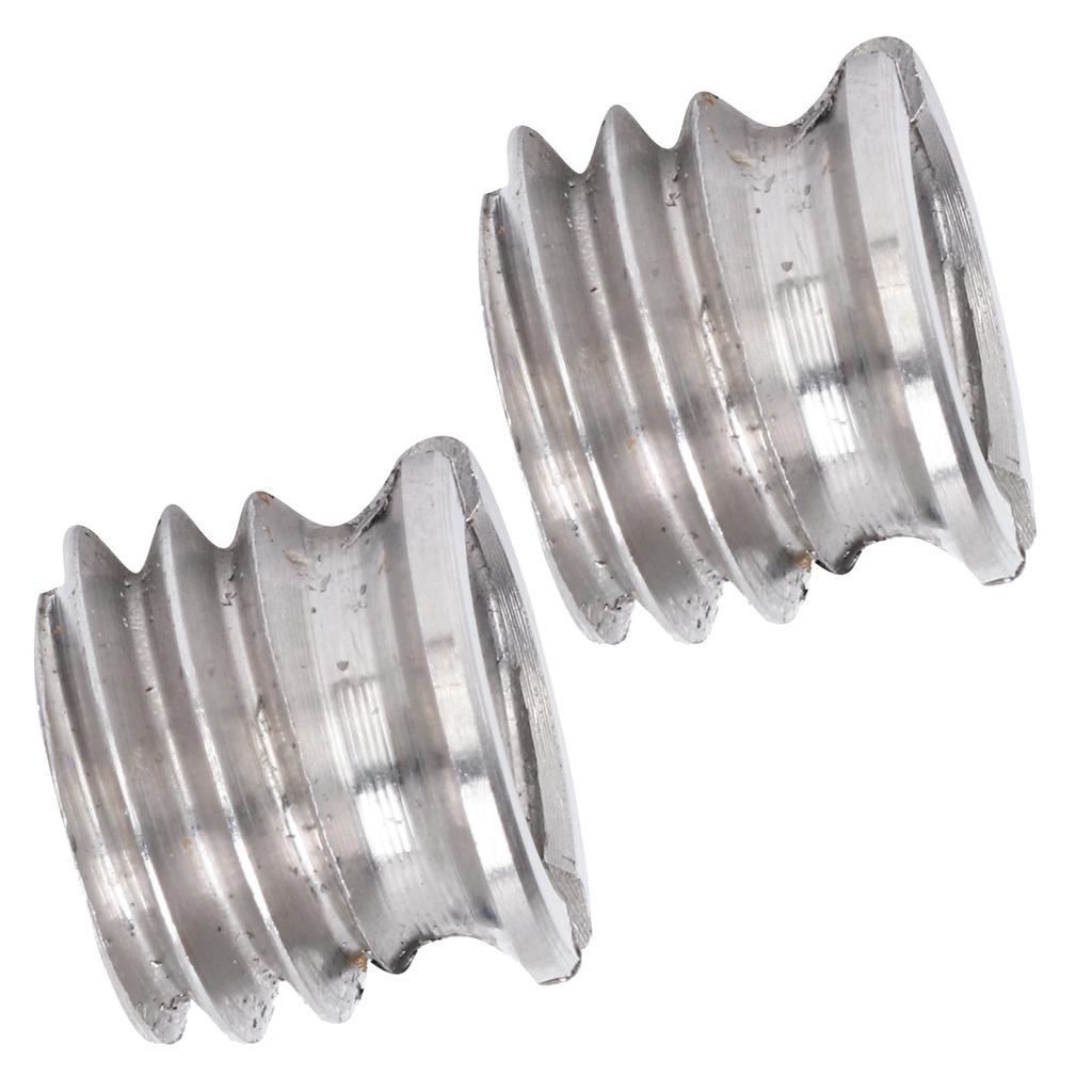 LS0011 2Pcs 1 4 in to 3 8 in Conversion Screw Iron Material for Tripod Ball Head Photographic Equipment