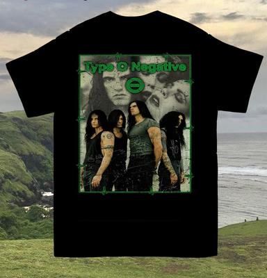 T-shirt da uomo nera grafica ispirata ai Type O Negative S alla 5XL Regalo- Spedizione gratuita