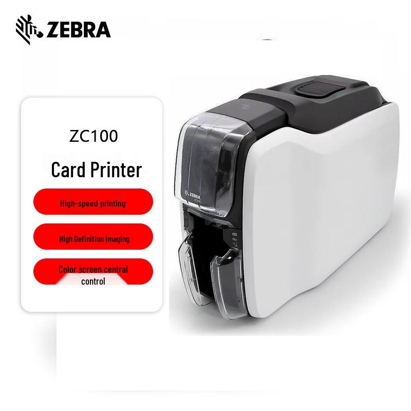 

Zebra ZC100 Single-Sided Color Card Printer CN plug (adapter included)