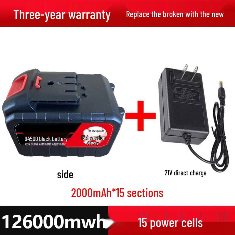 21V Rechargeable Handheld Drill with Large Capacity Lithium Battery