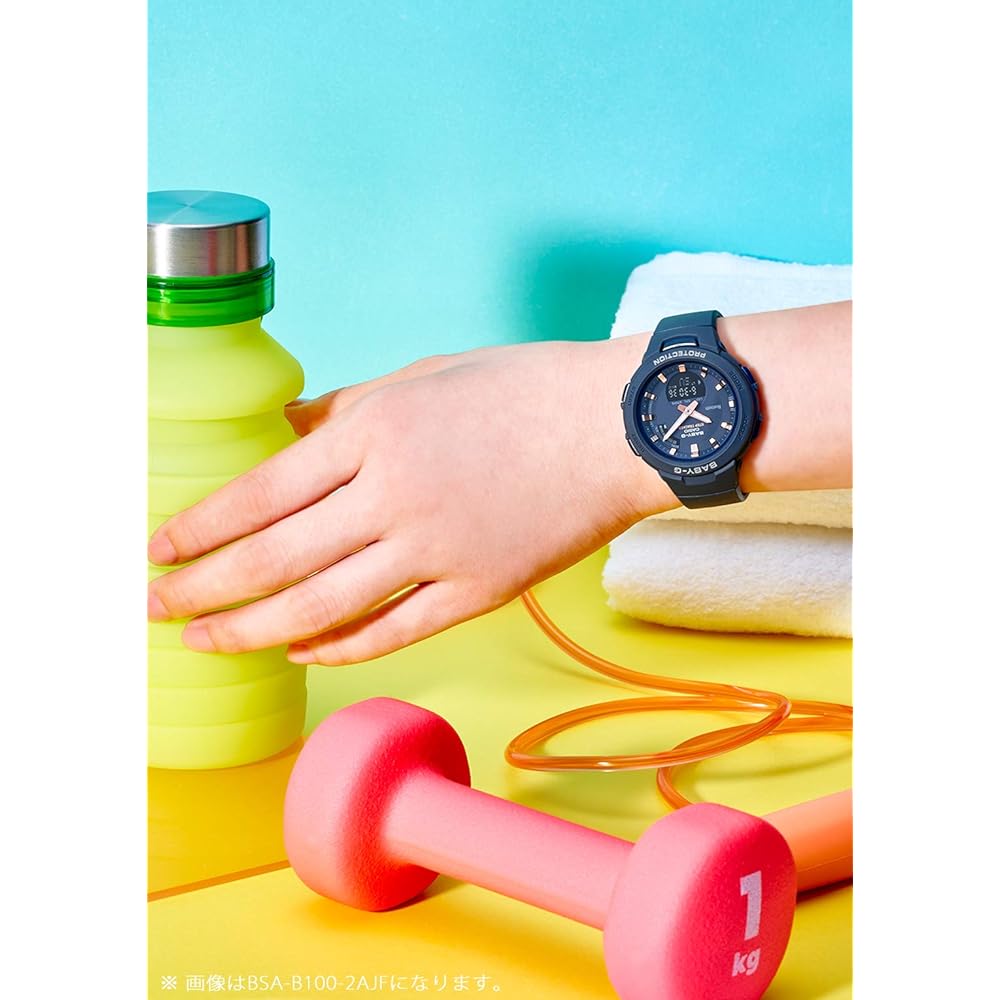Casio Baby-G Sports Watch BSA-B100-1AJF Bluetooth Step Counter Women's Black