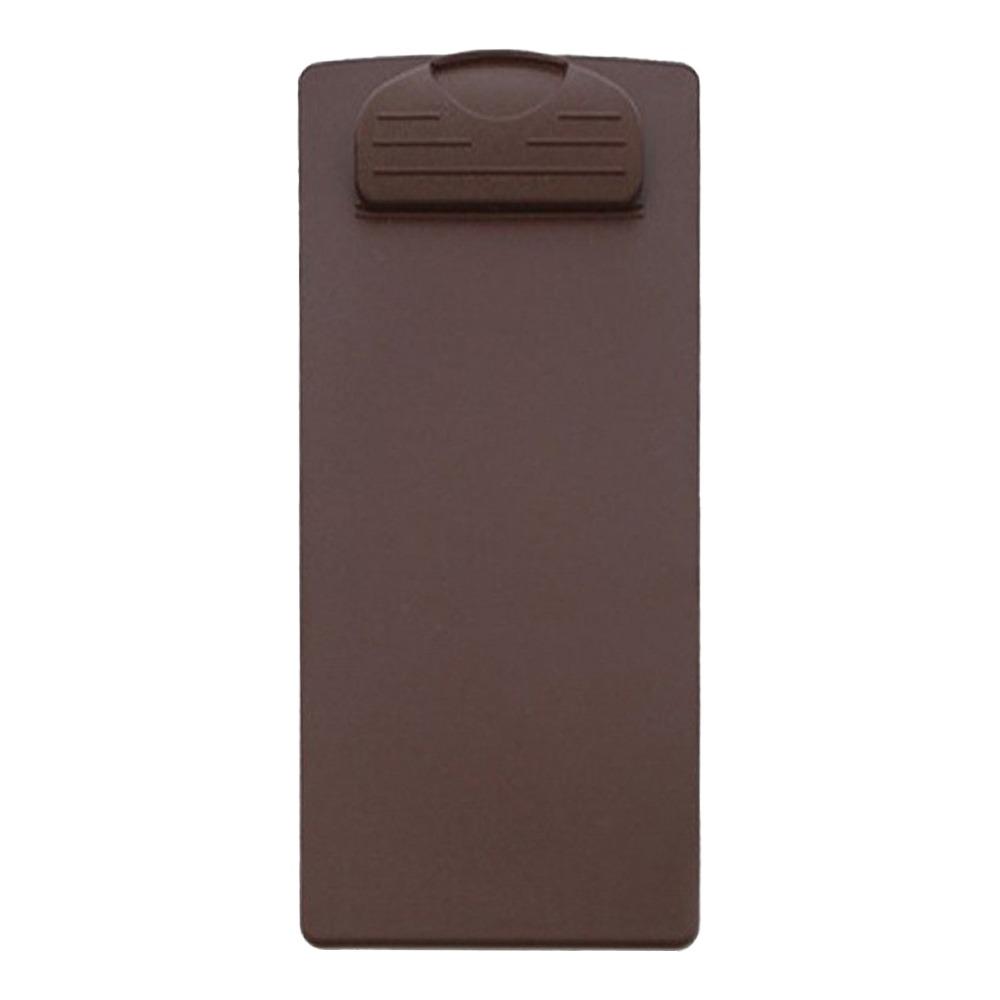 High Quality Multicolor Bill Folder 10*23cm Multi-functional Clip Board Waterproof Plastic Bill Holder School Office кофейный