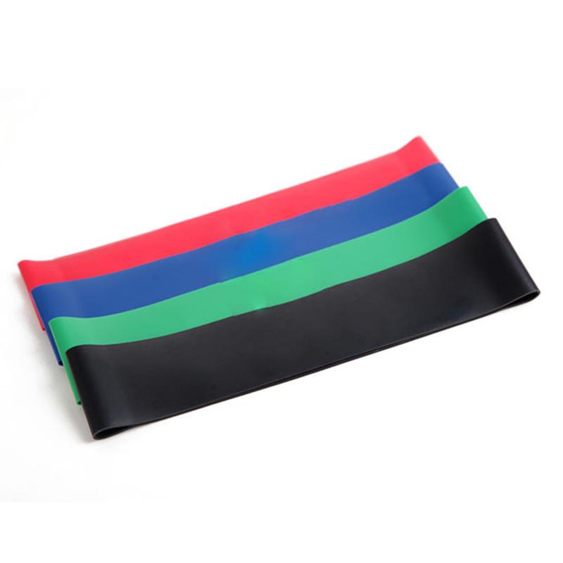 Unisex Stretch Fitness Elastic Latex Strap Exercise Workout Resistance Training Bands Leg Arm and Waist