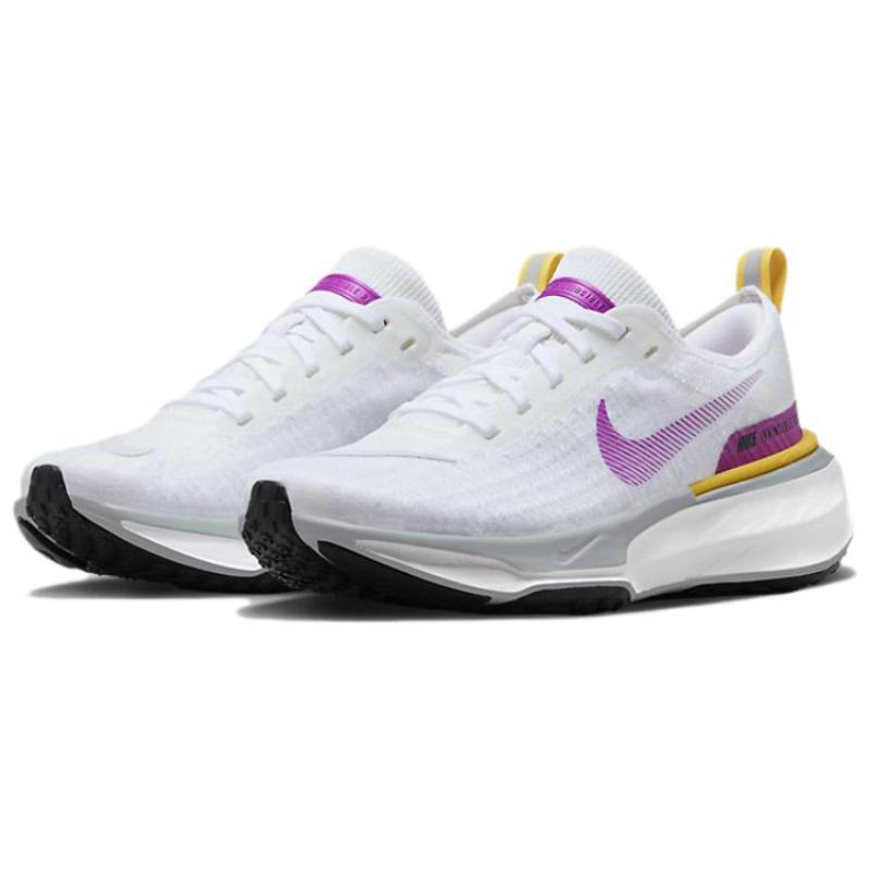 Nike ZoomX Invincible Run 3 White Vivid Purple Women's Sneakers Casual DR2660-101