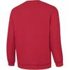 Lining Fitness Series Solid Color Round Neck Pullover Sports Sweatshirt Men Sweatshirt Bull-Red AWDT985-4