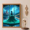 Diamond Painting 5D Round Diamond Full of Diamonds Diy Handmade Stickers, Romantic Castle Princess, Home Decoration Paintings