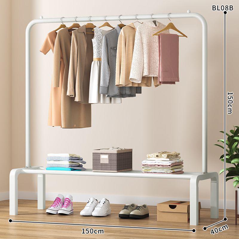 Multi-Functional Clothes Rack: Standing Drying & Coat Hanger for Bedroom, Dorm, or Balcony.