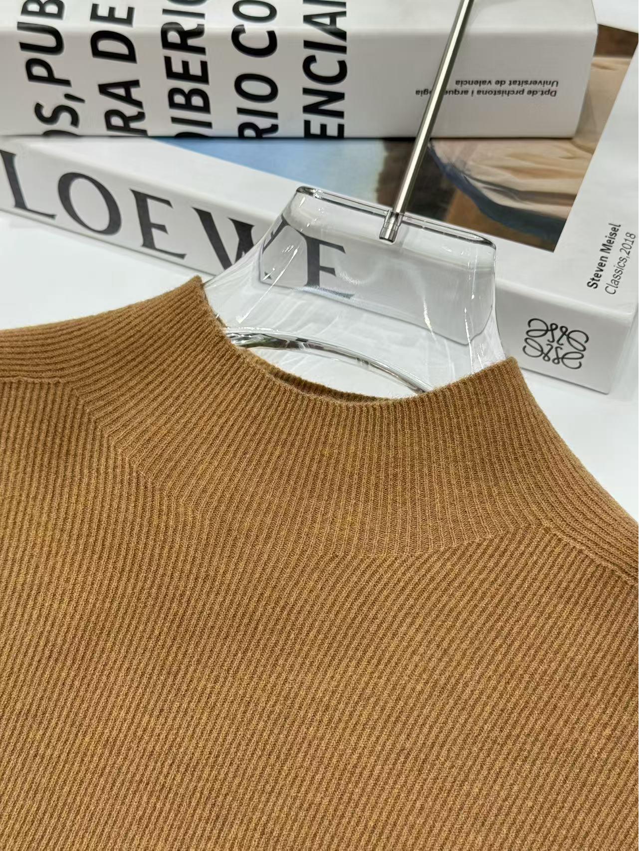 Wool Blend Seamless Winter Semi-High Neck Slim Fit Knit Base Layer Sweater XL 135-155 lbs 2800₽
