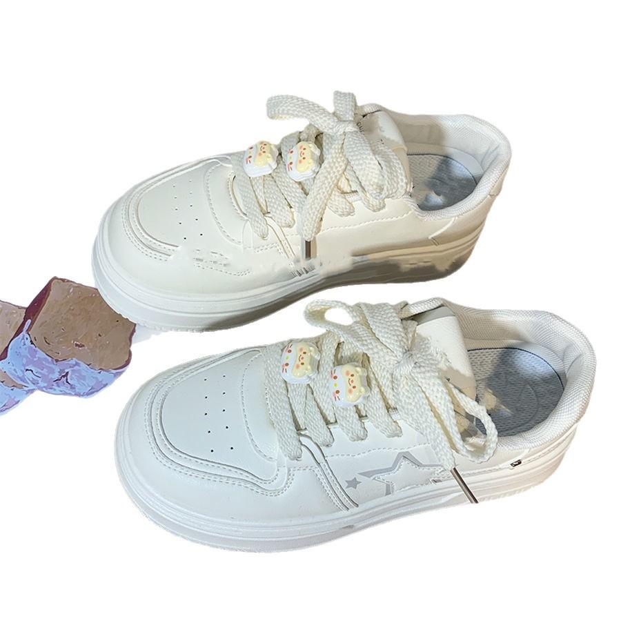 Milk fufu explosive change milk cat platform white shoes women's 2025 summer new breathable versatile casual board shoes