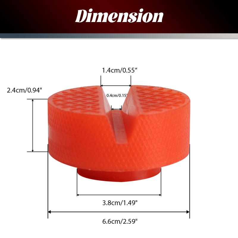 X4 Car Lift Jack Support Stand Polyethylene Pads Wheel Dolly Slotted Floor Frame Rail Adapter Repair Tools For Lexus Subaru Fiat