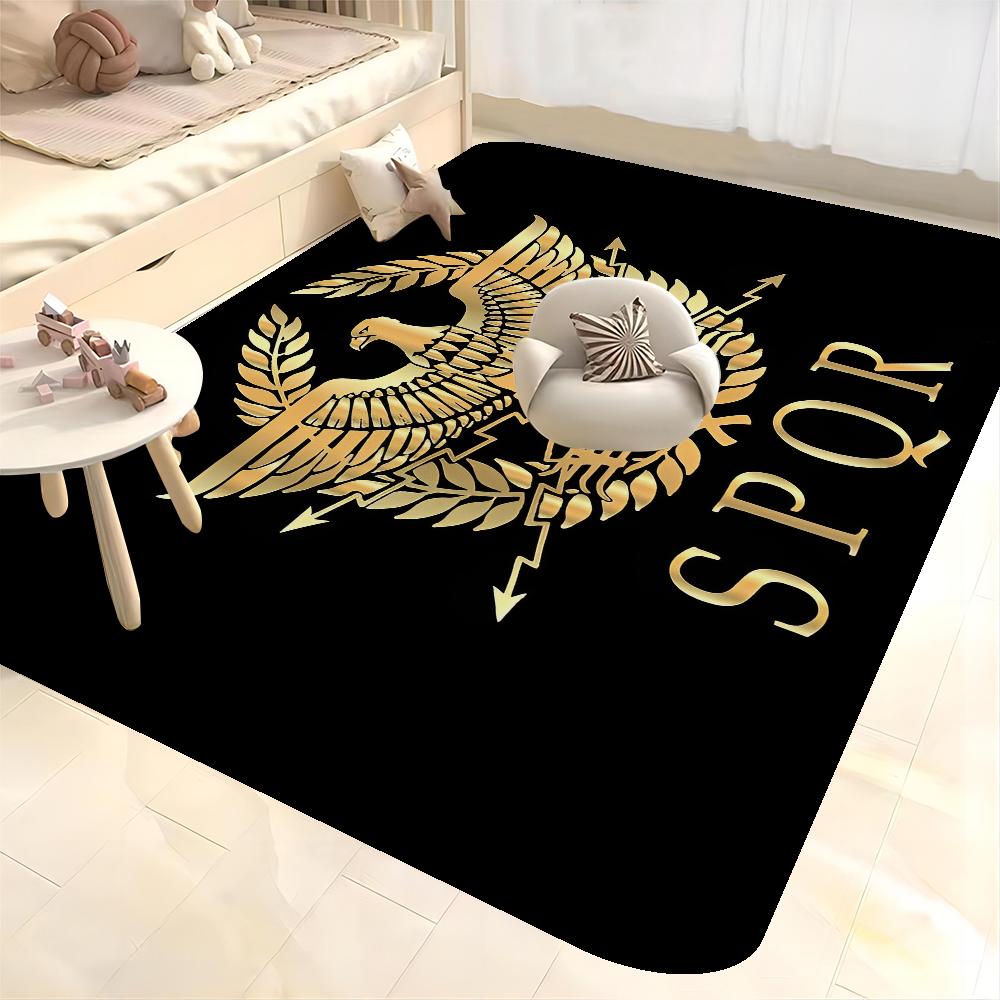 Roman SPQR Printed Floor Mat Rectangle Anti-slip Home Soft Badmat Front Door Indoor Outdoor Mat Modern Home Decor