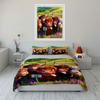 Funny Highland Cows Selfie Bedding Duvet Cover Set  (1*Duvet Cover 2*Pillowcases, without duvet insert)