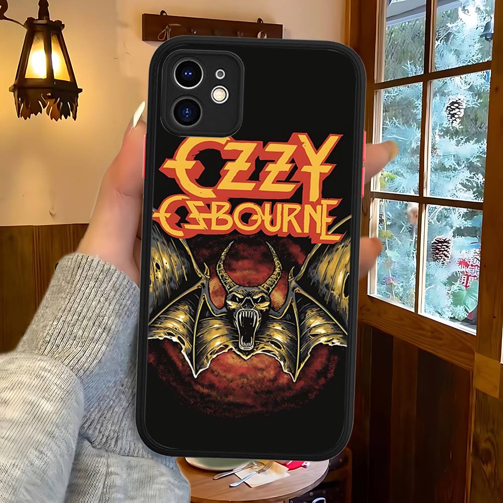 O-Ozzy Osbourne Band Phone Case For IPhone 16 15 14 Plus 15 13 12 11 Pro Max X XS MAX Matte Cover