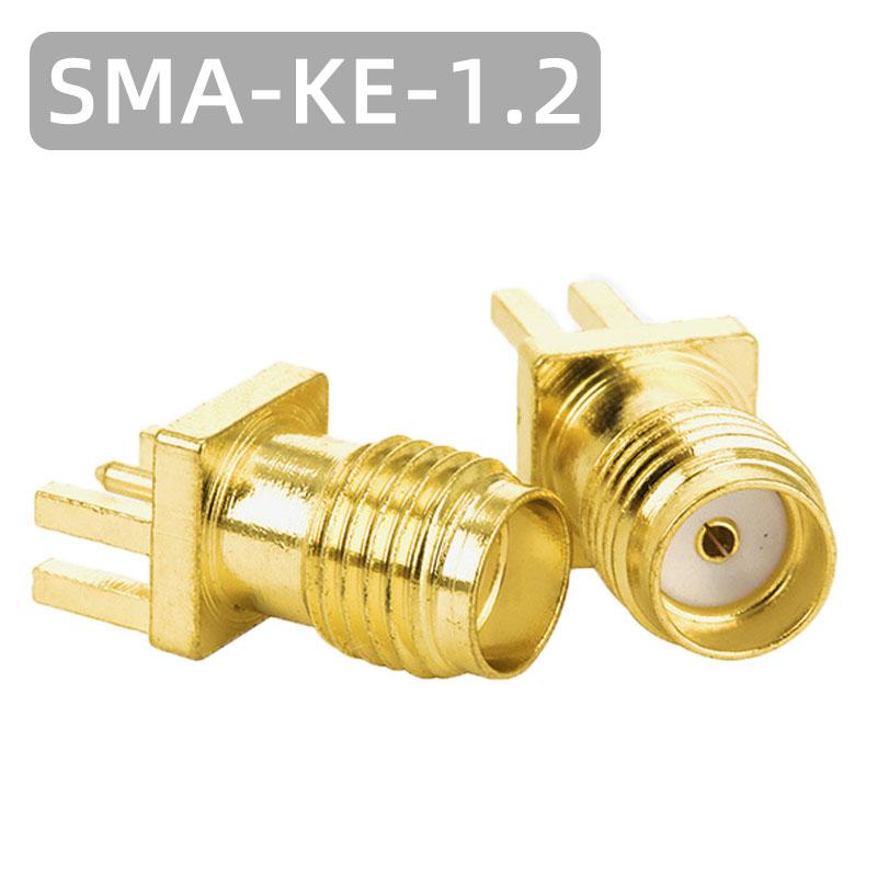 

RPSMA-KE SMA-KE Male Female 1.2mm Spacing Adapter Solder Edge PCB Mount RF Copper Connector 5PCS
