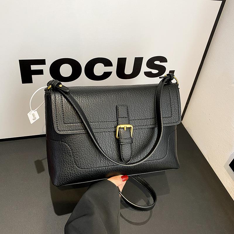 Luxury Brand Designer Women Small Shoulder Bag Fashion Solid Color Crossbody Bags Ladies New Retro Style PU Leather Satchel Bags