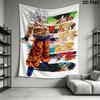 Dragon Ball Z Wall Tapestry Aesthetic Wall Hanging Printed Fabric Blanket Decorative Tapestries For Bedroom Living Room Home Decor