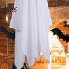 Outdoor Hanging Ghosts 3Pcs Halloween Ghost Decorations Spooky Flying with Party Favors Lanyard for Haunted House Outdoor Porch Yard Decor Props
