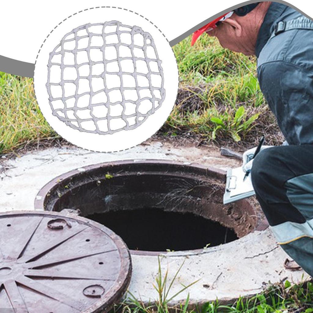 Round Net for Manholes in Subterranean Areas