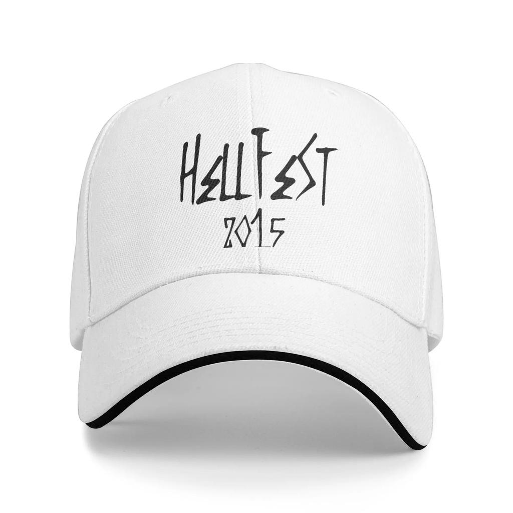 Summer Casual Baseball Cap Hellfest Metal Music Festival 2015 Running Hippie Trucker Hat For Unisex Adult Sun Baseball Caps