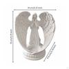 White Resin Angel Statue Nordic Design Wing Candle Holder Romantic Atmosphere Candlestick for