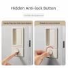 Single Tongue Flat Door Lock Handleless Design Invisible Door Handle  Hidden Installation
