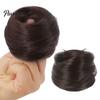 Natural Looking Bun Extension Women Hairpiece with Hair Tie, Straight Instant Volume Extension, Synthetic Updo Chignon Ponytail Scrunchies Scrunchie