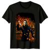 Halloween (1978) T-shirt van 100% katoen, geïnspireerd op een filmposter, retro jaren 80-stijl.