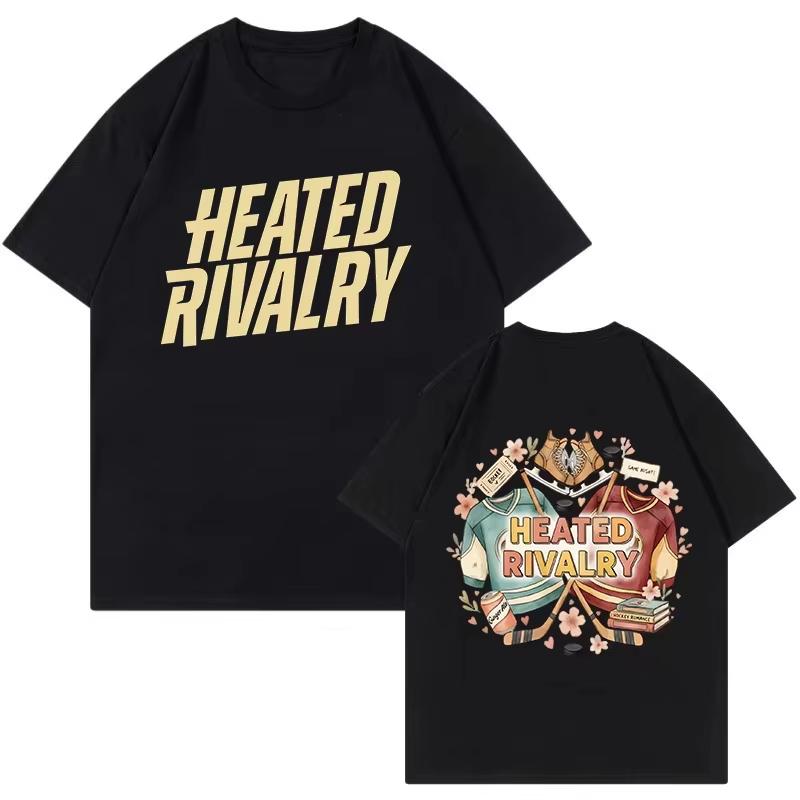Heated Rivalry Print T Shirt Unisex Hip Hop Tees Tops Hot TV Fashion Tshirt Unisex Women Graphic Vintage TShirt Streetwear Clothes