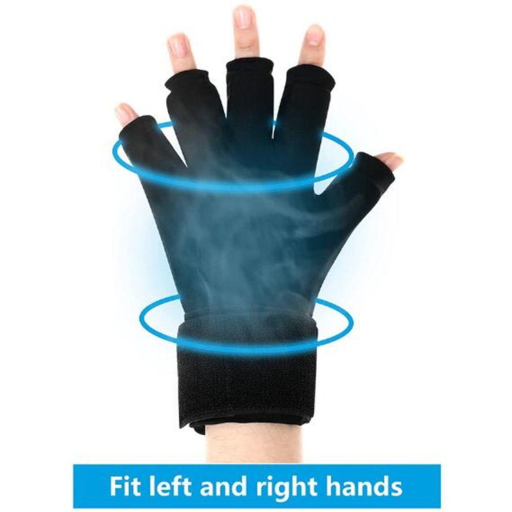 for Tendinitis Carpal Tunnel Finger Arthritis Compression Ice Glove Reusable Gel Cold Pack  Sports